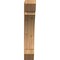 Ekena Millwork Thorton Slat Smooth Bracket, Western Red Cedar, 5 1/2"W x 24"D x 32"H BKT06X24X32THR06SWR - alternate 3
